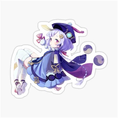 Genshin Impact Qiqi Sticker By Animeshoppu Redbubble