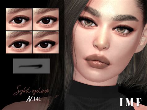 Imf Sybil Eyeliner N141 By Izziemcfire At Tsr Sims 4 Updates