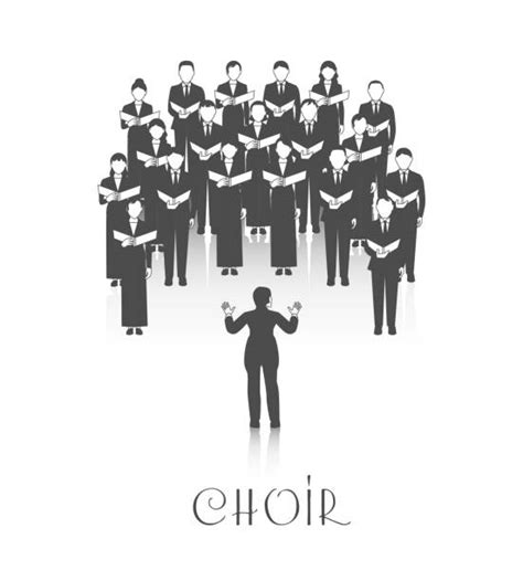 Church Choir Practice Illustrations Royalty Free Vector Graphics