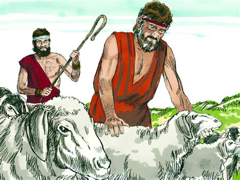 Freebibleimages Jacob Returns To Canaan Laban Chases After Jacob