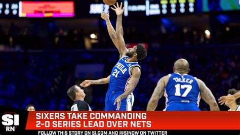 76ers Take Commanding 2 0 Series Lead Over Nets One News Page Video