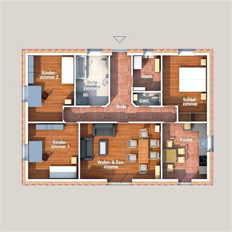 Lifestyle 120 trend grundriss erdgeschoss ihr town country. Bungalow | 120 qm - Metishaus | Haus bungalow, Grundriss ...