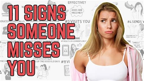 11 Signs Someone Misses You Youtube