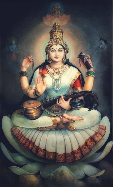 Sarasvati By Dr Bks Varma Saraswati Goddess Shakti Goddess Hindu