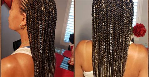 Feed In Braids With Senegalese Twists Colors 1b 27 And 613