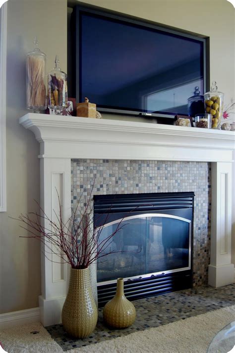 How To Decorate A Fireplace Mantel With A Tv Fireplace Design Ideas