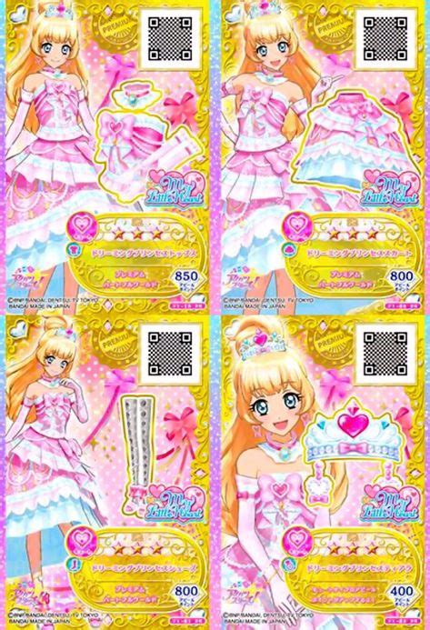 210 Aikatsu Coords Organized Ideas Cards Anime Arabian Beauty