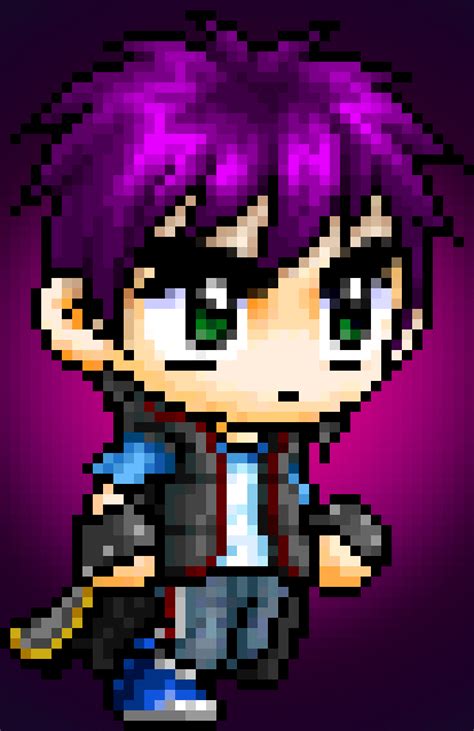 Anime Pixel Art  Png Funny