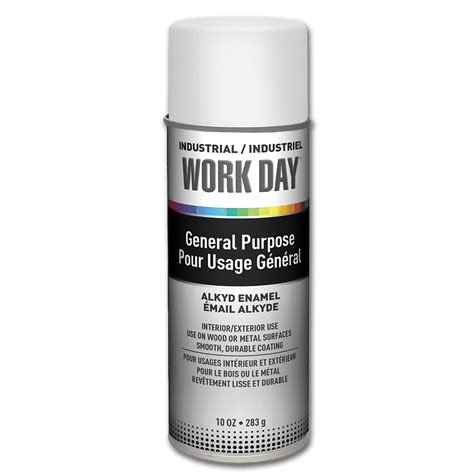Chadwell Supply Krylon Workday Flat White Spray Paint 10 Oz