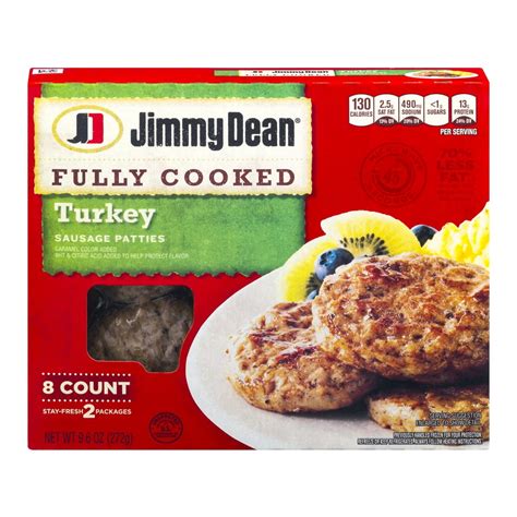 Jimmy Dean Maple Turkey Sausage Patties Nutrition Facts Nutrition Ftempo