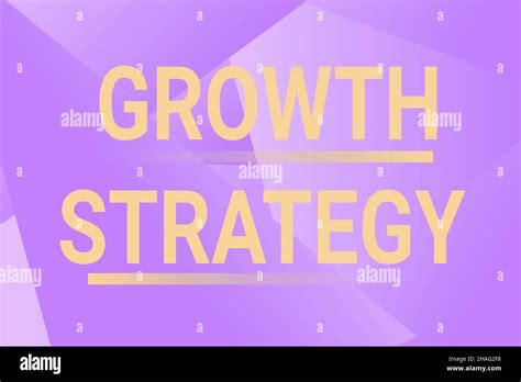 Hand Writing Sign Growth Strategy Business Showcase Strategy Aimed At