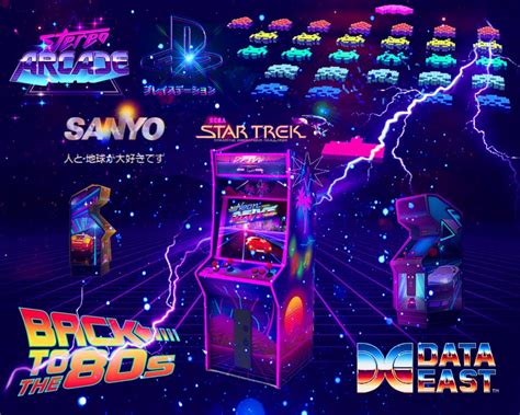 Arcade Machines Back To The 80s Idea2dezign™ Creative Digital