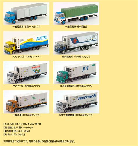 Tomytec 1150 The Truck Collection Vol7 Box Of 12