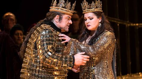 Wenn ich kindern die liebe zur oper vermitteln kann, mit einer partie, die ich. Zeljko Lucic und Anna Netrebko in "Macbeth" | SA | 08 02 ...