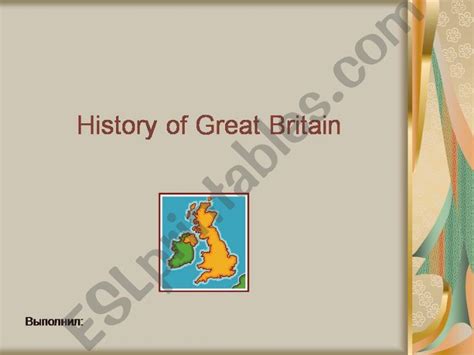 Esl English Powerpoints History Of Great Britain