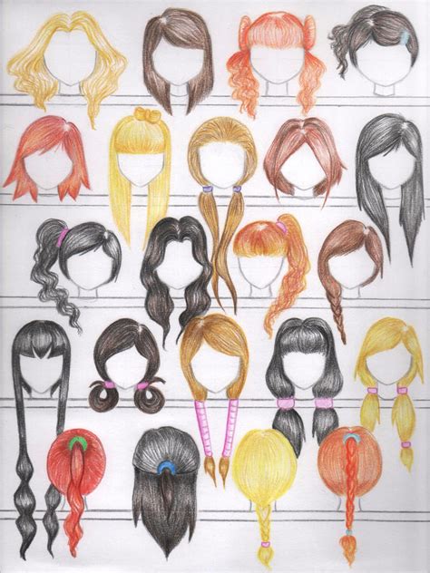 New Style 46 Different Anime Girl Hairstyles