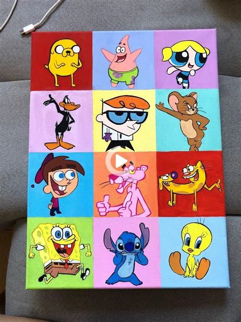 Easy Cartoon Characters To Paint