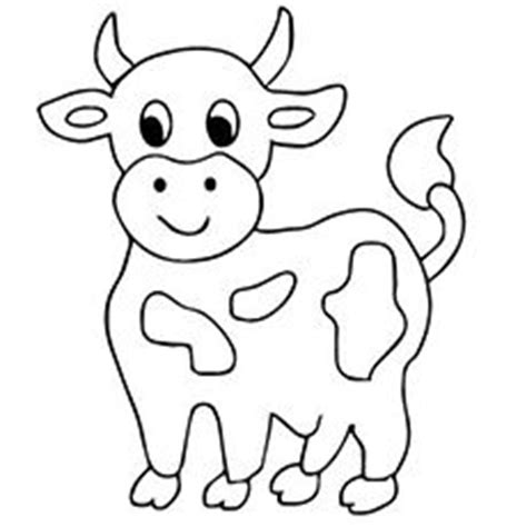 cute farm animal coloring pages - Google Search (With ... Vector coloring pages with cute cow gracing on the farm meadow.