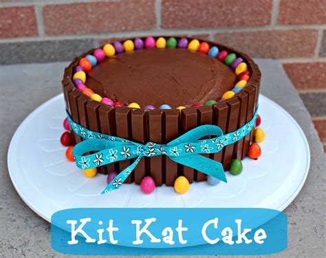 Its simple nutella cake with few handmade figures. KitKat Cake Recipe - Easy Birthday Cake Idea!