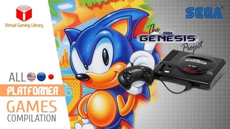 All Sega Genesis Mega Drive Platformer Games Compilation Every Game