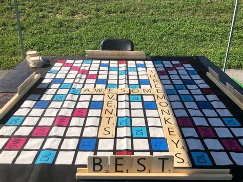 Giant Scrabble Lawn Game Mid Atlantics Best Game Rentals