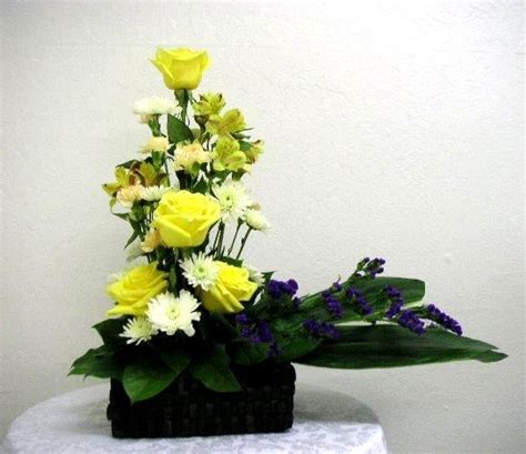 L Shape Design Is Typical Asymmetrical Arrangement California Flower