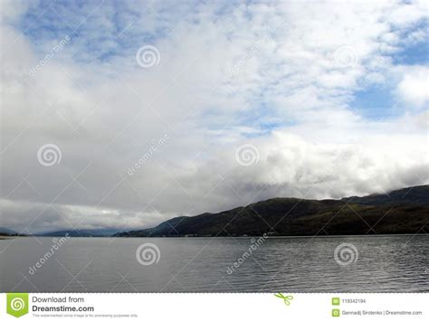Natural Scenery Of The Fjord Of Western Scotland Near Fort William