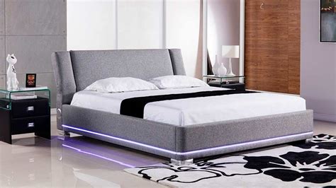 Platform Bed With Led Light Ae 56 Contemporary Bedroom
