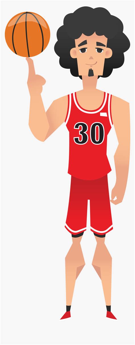Clip Art Nba Transparent Cartoon Basketball Player Png Png Download