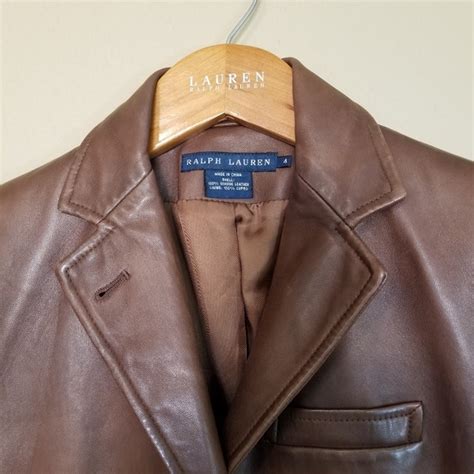 Ralph Lauren Black Label Jackets Coats Rl Blue Label Leather Jacket