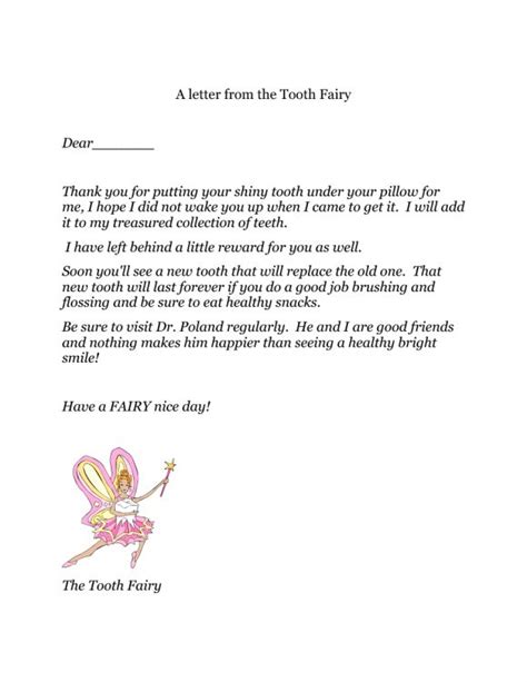 Tooth Fairy Apology Letter Printable Printable Word Searches