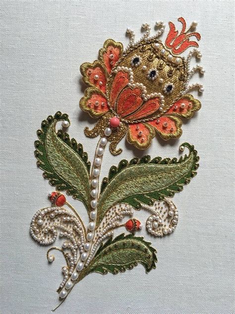 Crewel Embroidery Tutorial Image By Nella Moskvichjova On вышивка