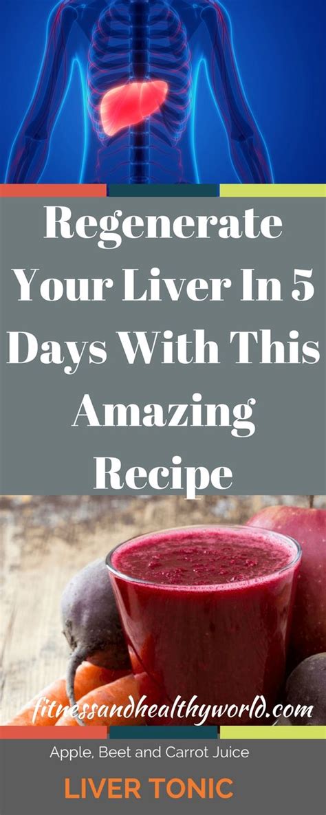 Regenerate Your Liver In 5 Days With This Amazing Recipe Health Roots