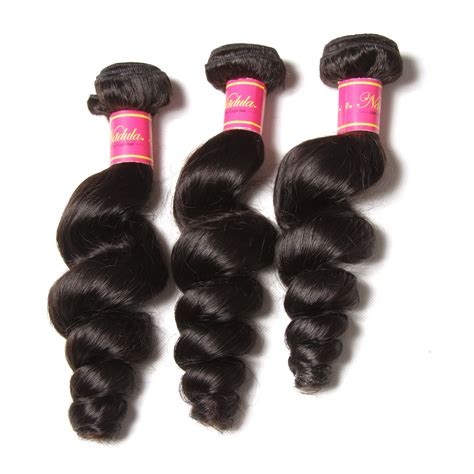 Nadula Good Quality Malaysian Hair Weave 3 Bundles Loose Wave Virgin ...