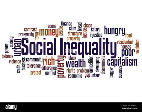 Social Inequality Rich Poor Cut Out Stock Images And Pictures Alamy