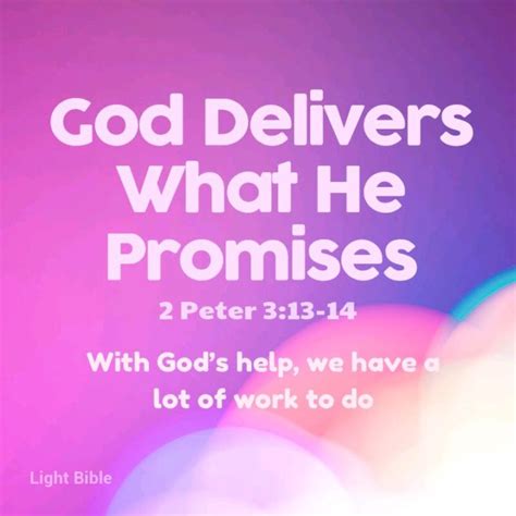 God Delivers What He Promises Daily Devotional Christians 911