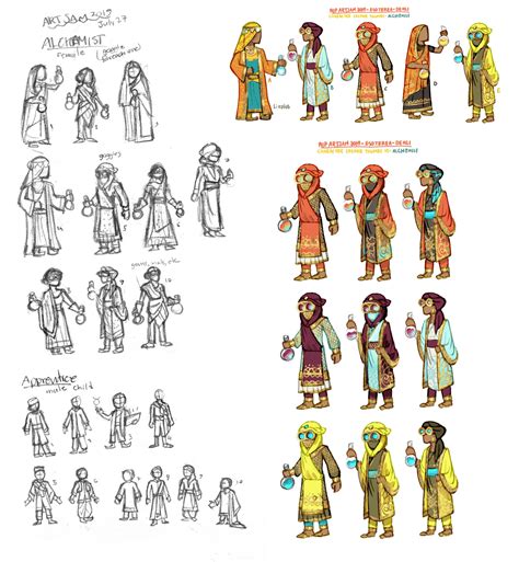 Alchemist Character Design On Behance