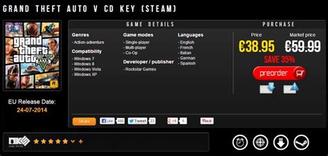 Gta5 Pc Steam Key On Oks Grand Theft Auto V Giant Bomb