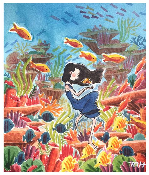Michelle Hiraishi Painting Storyboard Artist Illustration