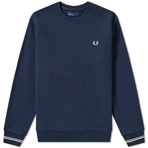 Fred Perry Crew Sweat Green Fred Perry