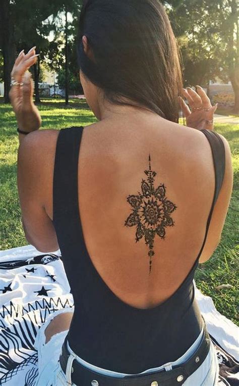 50 Inspirational Spine Tattoo Ideas For Women With Meaning Mybodiart