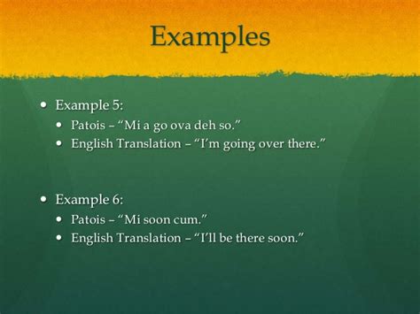 Translator takes a program written in source language as input and converts it into a program in target. Jamaican Language