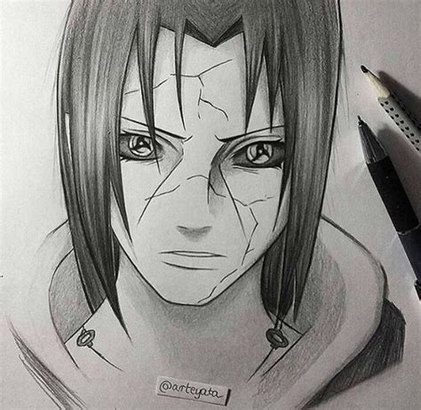 Itachi Uchiha Drawing High Quality Drawing Skill