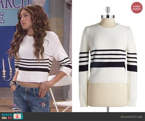 Kcs White Striped Sweater On Kc Undercover Kc Undercover Outfits