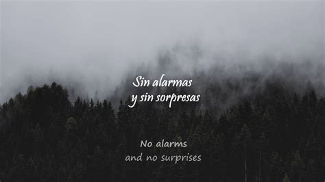 No alarms and no surprises, please (let me out of here). Radiohead - No surprises | Sub. Español - YouTube