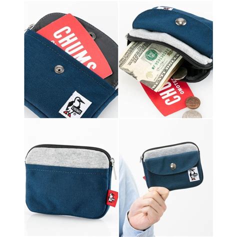 CHUMS チャムス 財布 Pocket Size Wallet Sweat Nylon ポケットサイズ ウォレット スウェットナイロン 財布
