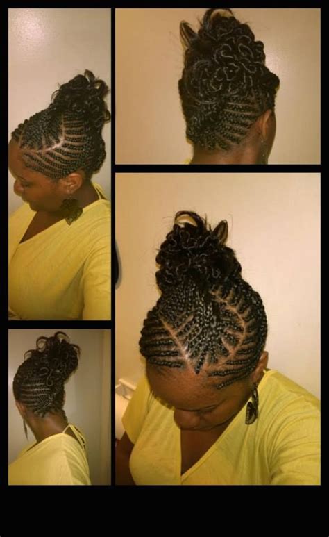 Cornrows Braids Updo Flawless Braids And Styles Facebook