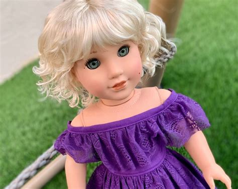 Custom Doll Wig For 18 American Girl Dolls Vegan Etsy