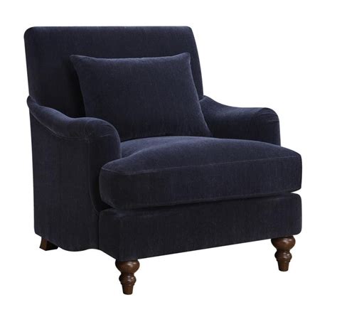 Every living room needs a cozy accent chair. Traditional Midnight Blue Accent Chair | 902899 | Living ...
