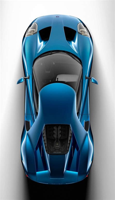 The New Ford Gt Top View New Sports Cars Super Sport Cars New Cars